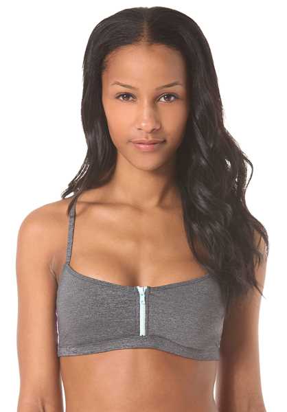 Roxy Sunset Zipped - Grigio Donna 2016 Underwear (W7978)